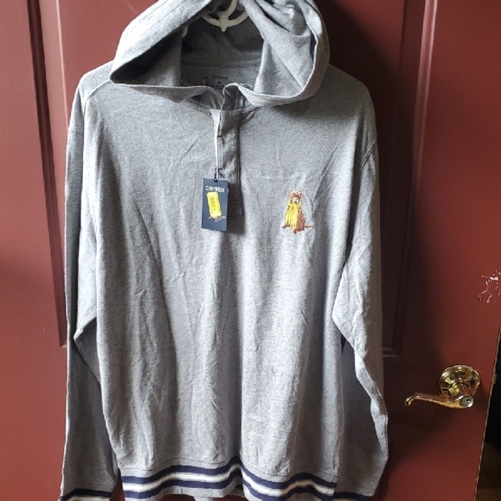 Daniel Cremieux Gray Hooded Sweatshirt